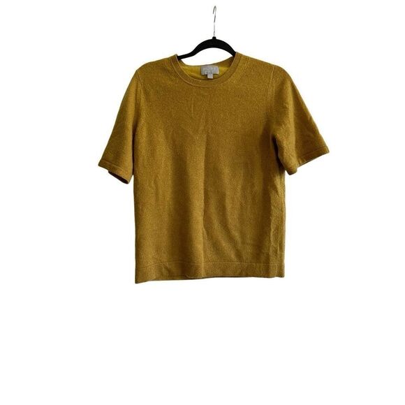 Pure Collection Short Sleeve Sweater Size 12 - Picture 1 of 6